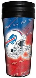 NFL Buffalo Bills Travel Mug, 16-Ounce, Black