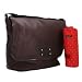 Kate Spade Nylon Baby Diaper Messenger Bag Tote Chocolate Brown