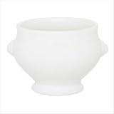 Lion's Head Soup Bowl in White [Set of 2]