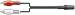 Twin Rca Plug To 3.5mm Stereo Socket 0.2m Lead