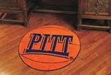 NCAA PITTSBURGH PANTHERS BASKETBALL SHAPED DOOR MAT RUG