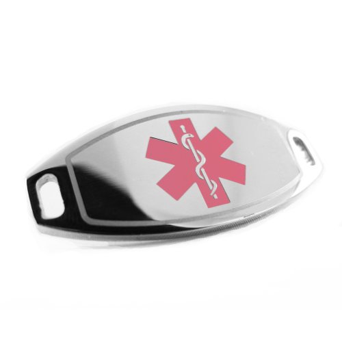 Pre-Engraved - BREAST CANCER Medical Alert ID 