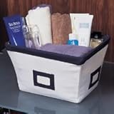 UPC 045734954335 product image for HOMEBASIX M18Y6JF5000 Cotton Storage Basket, 13 by 10 by 8-Inch | upcitemdb.com