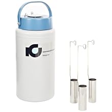 International Cryogenics LN2 Liquid Nitrogen Refrigerator, 6L, 6 Canisters