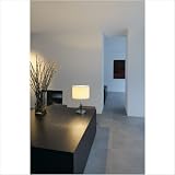 SOPRANA Tischleuchte chrom, schwarz, beige
