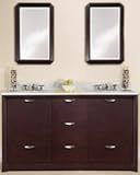 Caprice Double Vanity - Fairmont Designs Bathroom Vanity 110-V6021D: 60