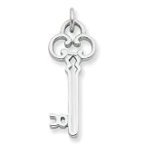 Sterling Silver Key Pendant