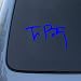 TOM PETTY - Vinyl Car Decal Sticker #1885 | Vinyl Color: Blue
