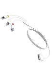 Composite AV Cable For iPhone 1st Gen (NOT for iPhone 3G) or iPod Nano 3rd Generation and iPod Touch