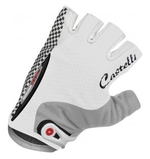 Castelli S. Rosso Corsa Glove - Women's White/Black, L White/Black, L On Sale