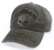Harley-Davidson&reg; Men's Washed Skull Baseball Cap / Hat. Embroidered graphics. Adjustable back closure. 99424-09VM