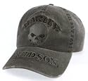 Harley-Davidson® Men's Washed Skull Baseball Cap / Hat. Embroidered graphics. Adjustable back closure. 99424-09VM