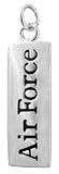 ServiceCharms Sterling Silver Air Force Charm