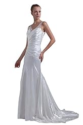 Beaded  Charmeuse/Tulle Evening Dress  With Ruffles