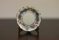 Miniature Eggshell Porcelain Handpainted Plate