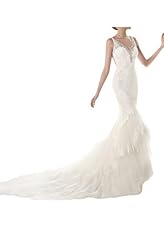 V-neck Mermaid Sheer Lace Applique Satin Natural   Waistline Evening Dress 