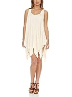 Rare London Vestido Drape (Beige)