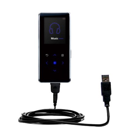 Classic Straight USB Cable for the Samsung Yepp K3 with Power Hot Sync and Charge capabilities - Gomadic Brand w/ TipExchange Technology