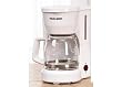 Black & Decker DCM600W 5-Cup Drip Coffeemaker with Glass Carafe, White