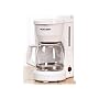 Black & Decker DCM600W 5-Cup Drip Coffeemaker with Glass Carafe, White