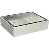 BUD Industries AC-1418 Aluminum Chassis, 10" Length x 8" Width x 2-1/2" Height, Natural Finish