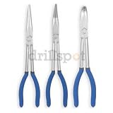 Westward 1UKP2 Long Reach Plier Set, Dipped Grip, 3 PC