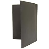 Boston Traveler Genuine Leather Passport Cover Brown