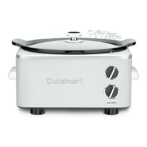 6.5-Quart Programmable Stainless Steel Slow Cooker by 