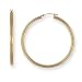 Jewelry : Extra Large (XL) Size Thick 14k Gold 2" (50mm) Hoop Earrings, HypoAllergenic