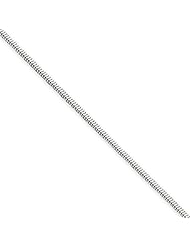 .925 Sterling Silver 1.5mm Octagonal Snake Chain