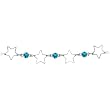 Zircon Blue Gem Hollow Star Belly Chain