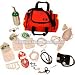 Oxygen Equipment Fully Stocked Compact kit for ems, emt, paramedic orange