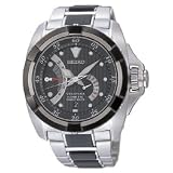 New Seiko Velatura Kinetic Mens DD SS SRH005P1 Watch by Seiko