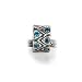 Bling Jewelry 925 Sterling Silver Blue Topaz CZ December Birthstone Bead Fits with Pandora Beads and Charms Bling Jewelry 925 Sterling Silver Blue Topaz CZ December Birthstone Bead Fits with Pandora Beads and Charms