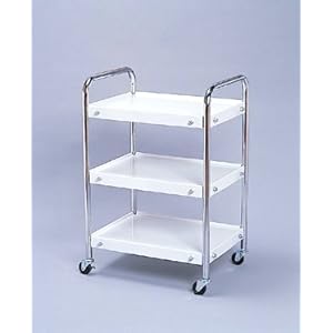 【クリックで詳細表示】【メディカルブック】 WD-3段式卓子 (WD-3-2(W47×D36×H64cm)・SA-618)： ヘルス＆ビューティー