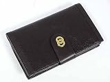 (ブルガリ)BVLGARI ドッピオトンド ホック式長財布 ダークブラウンXゴールド 25266 並行輸入品