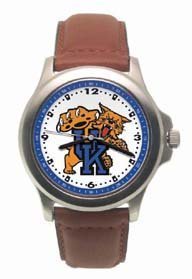 Kentucky Wildcats Mens Rookie League Leather Strap Watch