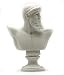 Greek Roman King God Zeus Bust Head Alabaster Statue Sculpture 6.3Î„Î„