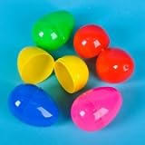 Assorted Hinged Plastic Easter Eggs - 100 Cnt.