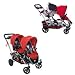 Baby : Contours Options Tandem Stroller - Ruby