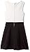 Amy Byer Girls' Big Stripe Texture Knit Fit and Flare Dress