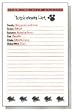 Toto Shopping List Notepad
