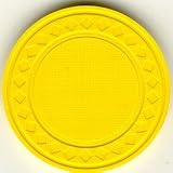 100 Super Diamond Clay Composite Chips - Yellow