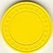 100 Super Diamond Clay Composite Chips - Yellow