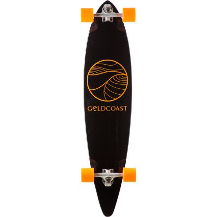Goldcoast Complete Longboard Skateboard (Classic Black Xl) On Sale