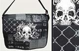 Miami Ink TV Show Messenger Bag - Skull Logo Black Shoulder Back Pack