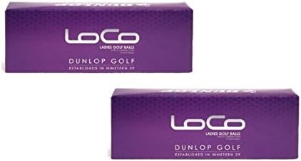 Dunlop Ladies Loco Golf Balls - 2 Dozen White Golf Balls - New Golf Balls