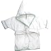 Terry Bath Robe Off-white with Sage Trim Organic Cotton (2-3 Yrs)