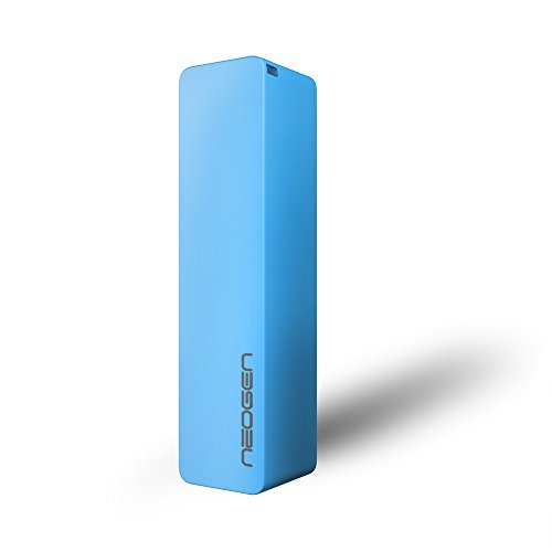 Soltech NeoGen STS-EX2600 2600mAh Ultra-Compact Portable Charger External Battery Power Bank Pack for S3/S4/Note 2/Note 3, Portable Charger, USB Battery, Rechargeable Battery Backup - Retail Packaging (Apple Adapters - 30 pin and Lightning, NOT Included) (Blue)