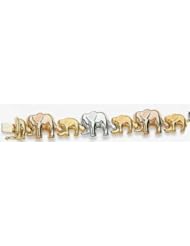 13mm X 9mm 14k Stampato Bracelet 7"